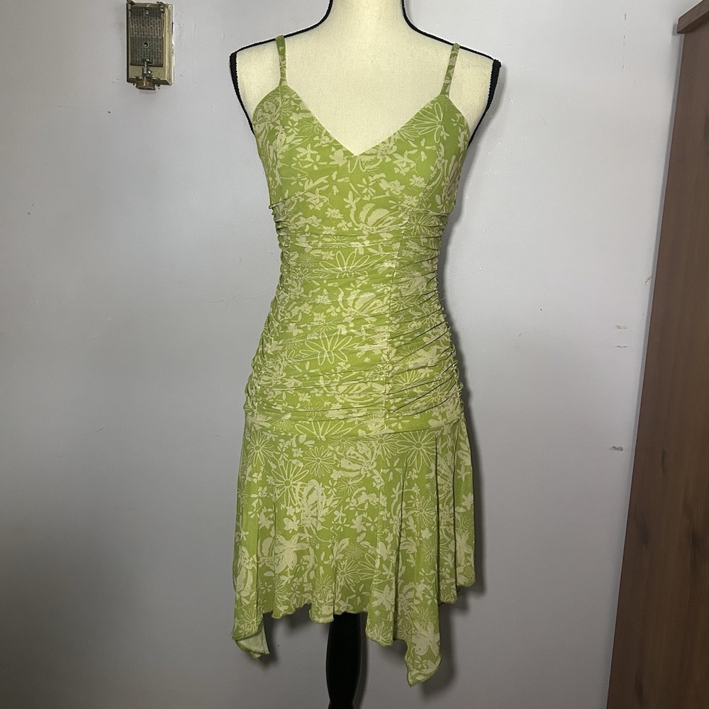 New Wild Fable Green Floral Fairy Adjustable Dress XS